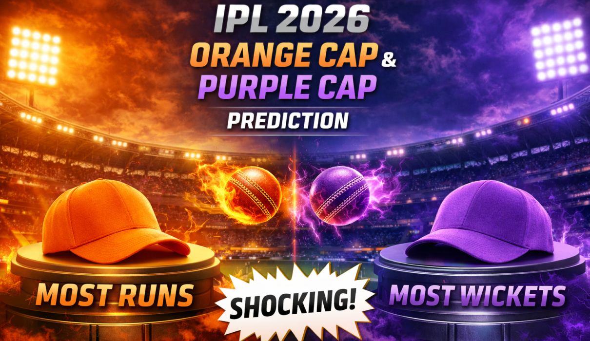 IPL 2026 Orange Cap and Purple Cap prediction shocking most runs and wickets